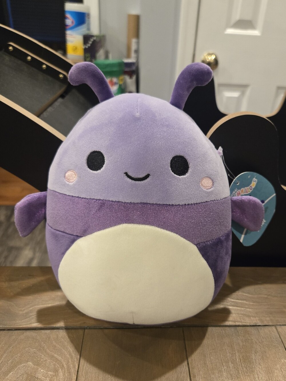 Squishmallows Axel the Purple Shimmery Beetle Plush New